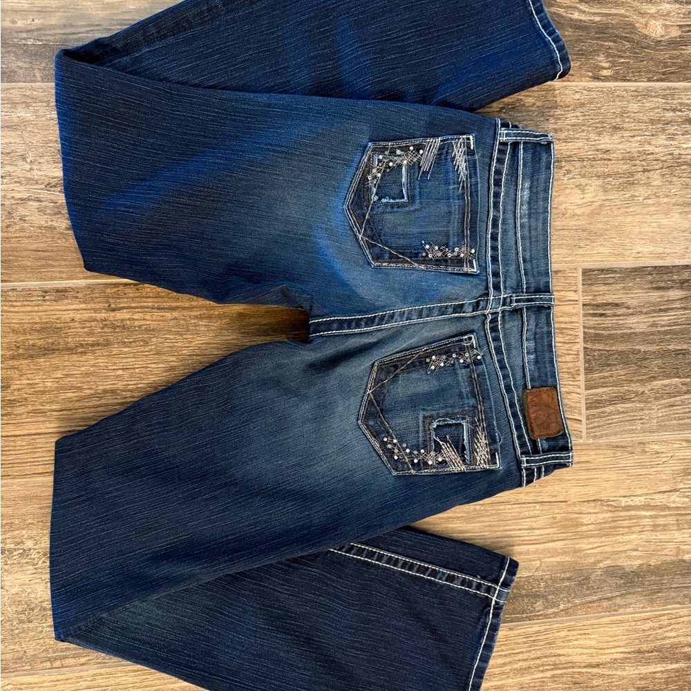 BKE Women's Blue Boot Cut Jeans - Picture 2 of 11